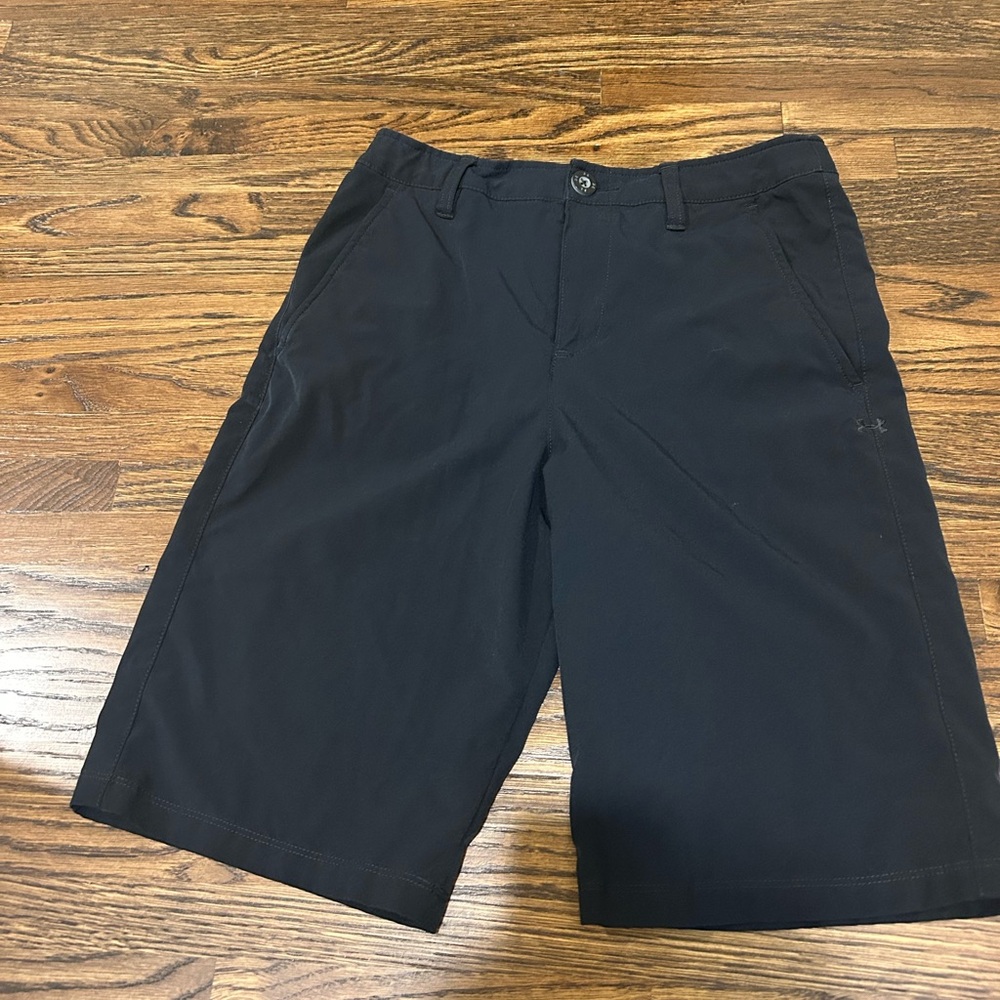 Under Armour Boy’s Black Golf Shorts